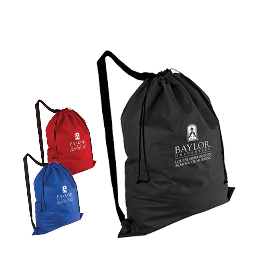 Non-Woven Laundry Duffel Bag With Over The Shoulder Strap